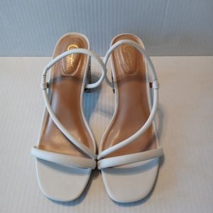Comfort Est 1946 Dress Sandals Size 8 Cream/Black